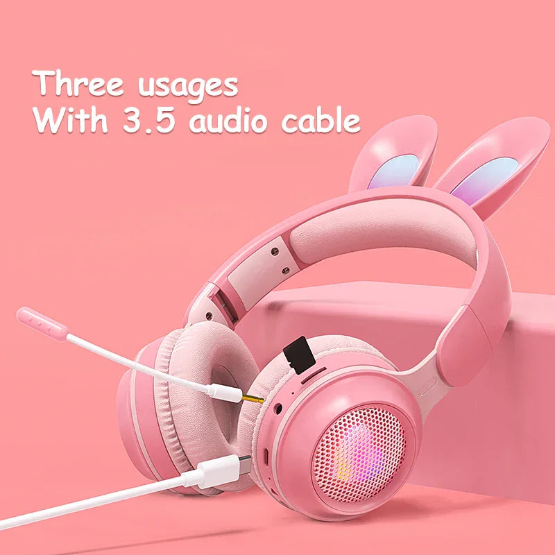 Rabbit Ear LED Headphones