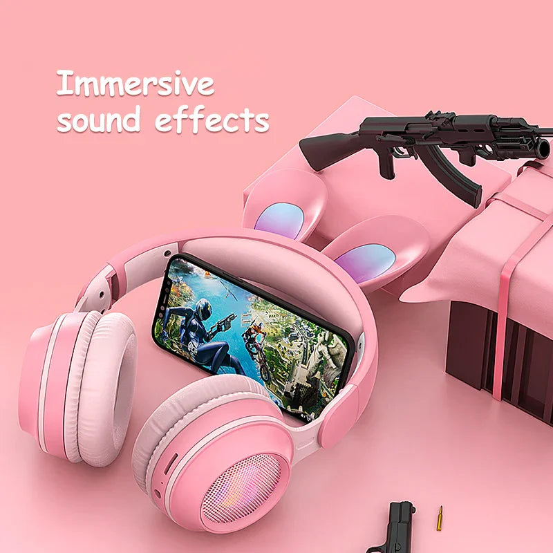 Rabbit Ear LED Headphones